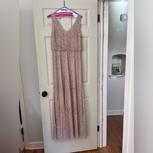 BHLDN Blush Sequin Dress